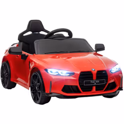 Macchina Elettrica Macchina Elettrica per Bambini Licenza BMW M4 con Telecomando Rosso Scatena il divertimento dei giovani pi ...