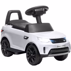 Macchina Elettrica Macchina Elettrica per Bambini Licenza Land Rover Discovery 6V Velocità 3km/h Bianco Scopri il brivido del ...