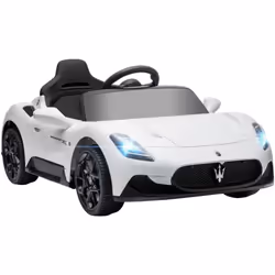 Macchina Elettrica Macchina Elettrica per Bambini Licenza Maserati MC20 Velocità 3-5km/h Bianco Scatena l'entusiasmo dei tuoi ...