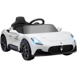 Maserati - Macchina Elettrica per Bambini Licenza MC20 Velocità 3-5km/h Bianco