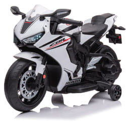 Honda - Moto Elettrica per Bambini con Licenza cbr 1000RR 12V Velocità 4km/h Bianco