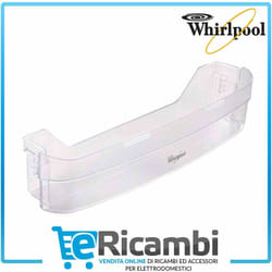 Balconcino portabottiglie frigo frigorifero art Whirlpool ignis bauknecht 481241848957 ricambio originale