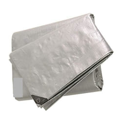 OX - telone occhiellato 5X6 mt - tipo pesante 180GR/mq - Rinforzato telo argento