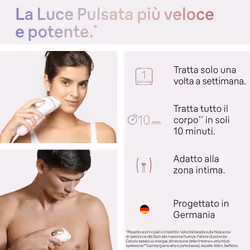 Braun Epilatore Luce Pulsata Smart Skin I·Expert, Epilazione A Casa Tua, Custodia, Rasoio Donna Venus, 2 Testine, PL7147 - Vista aggiuntiva 6