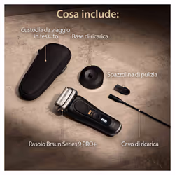 Braun Series 9 Pro+ 9510s Wet & Dry Rasoio Trimmer Nero - Vista aggiuntiva 5
