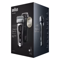 Braun Series 8 8567cc Rasoio Trimmer Nero, Argento - Vista aggiuntiva 4