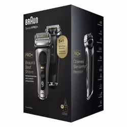 Braun Series 9 Pro+ 9565cc Wet & Dry Rasoio Trimmer Metallico - Vista aggiuntiva 8