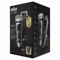 Braun Series 9 Pro+ 9575cc Wet & Dry Rasoio Trimmer Metallico - Vista aggiuntiva 4