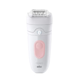 Braun Silk-épil 5 5-230, Epilatore Elettrico Donna, Per Una Epilazione Semplice, Bianco/Rosa