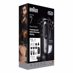 Braun AIO7560 tagliacapelli Nero, Argento 14 Ioni di Litio - Vista aggiuntiva 2