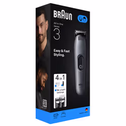 Braun AIO3500 tagliacapelli Nero, Grigio 14 Nichel-Metallo Idruro (NiMH) - Vista aggiuntiva 3