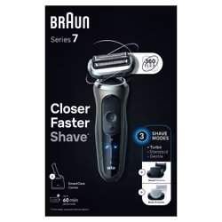 Braun Series 7 72-C7650cc Rasoio Trimmer Nero, Marrone - Vista aggiuntiva 6