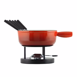 KUHN RIKON 32236 Set per fonduta 3,2 L Nero, Rosso 6 persona(e) - Vista aggiuntiva 2