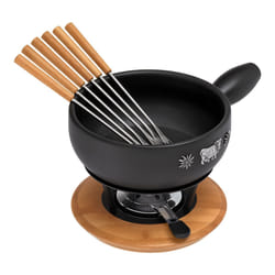 KUHN RIKON 32285 Set per fonduta 2,4 L Nero 6 persona(e)
