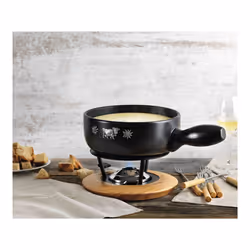 KUHN RIKON 32285 Set per fonduta 2,4 L Nero 6 persona(e) - Vista aggiuntiva 5
