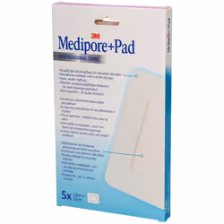 3M Medicazione Medipore+Pad 10X15cm 5 Pezzi