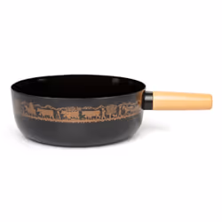 Stöckli 7423.14HAA, Nero, Smaltato, Rotondo, 6 persona(e), 3,3 L, 23 cm