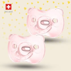 Medela 101042523 ciuccio per bambino Ciuccio classico Ortodontico Silicone Rosa