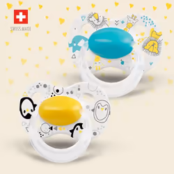 Medela ORIGINAL, Ciuccio classico, Ortodontico, Silicone, Bambino/Bambina, 2 pz