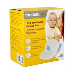 Medela Coppette Assorbilatte Ultra Traspiranti per Allattamento 30 Pezzi