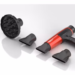 Valera MatrixCare AI asciuga capelli 2000 W Nero, Rosso - Vista aggiuntiva 4