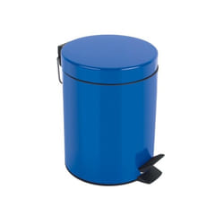 Spirella 7610583163844 bidone per la spazzatura 3 L Rotondo Acciaio Blu