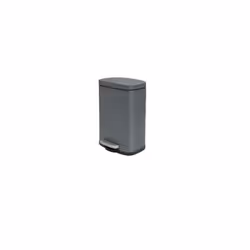 Spirella Akira, 5 L, Rettangolare, Acciaio, Grigio, Pedale, 214 mm