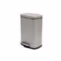 Spirella Akira, 5 L, Rettangolare, Acciaio, Grigio talpa, Pedale, 214 mm