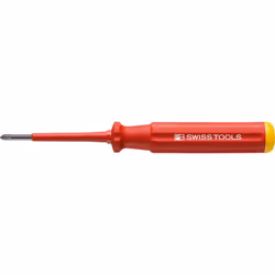 Cacciavite VDE per viti PH a fessura incrociata n. PB 5190 • Acciaio per molle altolegato • Lama rotonda • Maniglia a 2 compo ...