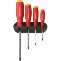 Pb Swiss Tools - Set di cacciaviti 4 unità ph im staffa a parete SwissGrip