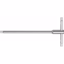Cacciavite con maniglia a levetta per 6 bordi n. PB 1204 • Acciaio per molle altolegato cromato in tutto • Lama continua • Ma ...