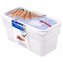 Rotho DOMINO, Scatola, Rettangolare, 1,2 L, Bianco, Polipropilene (PP), 233 mm