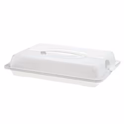 Rotho 17483, Scatola, Rettangolare, Trasparente, Bianco, 475 mm, 390 mm, 98 mm