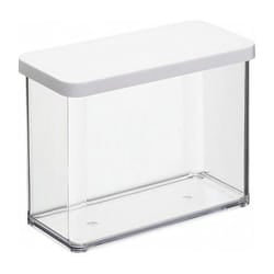 Rotho Loft Rettangolare Scatola 2,1 L Trasparente, Bianco