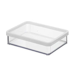 Rotho 11609 Rettangolare Scatola 1 L Translucent, Bianco