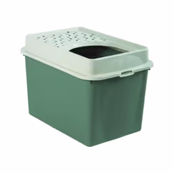 Rotho Berty, Gatto, Lettiera con ingresso dall'alto, Verde, Fermaglio, 572 mm, 393 mm