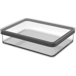 Loft - Barattolo rettangolare con coperchio e guarnizione, sicuro per gli alimenti,de contenitore, de utensili da cucina, organizer - plastica senza