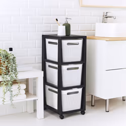 Rotho BRISEN Cesto portaoggetti Rettangolare Plastica Bianco