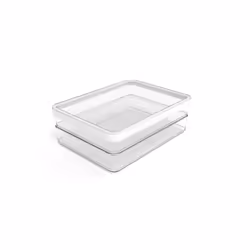 Rotho 1050990000WS, Cassetto, Ogni marca, Frigorifero, Trasparente, Bianco, 0,85 L
