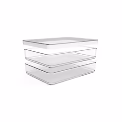 Rotho 1050990000WS parte e accessorio per frigoriferi/congelatori Cassetto Trasparente, Bianco