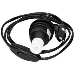 Max Hauri Ag - 111816 Portalampada E27 230 v con spina europea