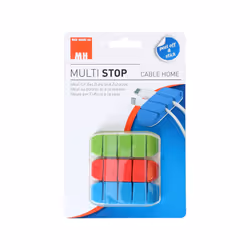 Max Hauri AG Cable Home 135359, Clip per cavo, Scrivania, Blu, Verde, Rosso