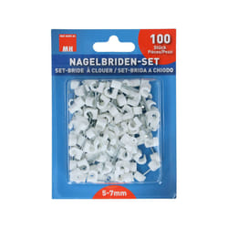 Max Hauri AG 135537 fermacavo Bianco 100 pz