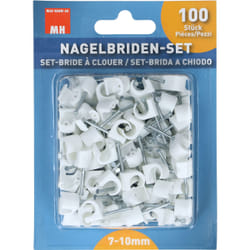 Max Hauri AG 135545 fermacavo Bianco 100 pz