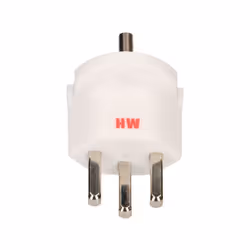 Max Hauri AG 135810 adattatore per presa di corrente Tipo J Tipo F Bianco