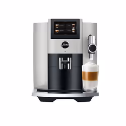 JURA S8, Macchina per espresso, 1,9 L, Chicchi di caffè, Caffè macinato, Macinatore integrato, 1450 W, Nero, Platino