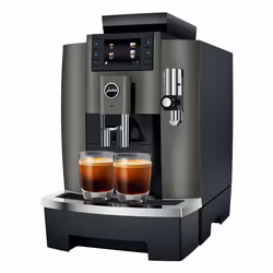 JURA W8, Macchina per espresso, 3 L, Chicchi di caffè, Caffè macinato, Macinatore integrato, 1450 W, Nero, Acciaio inox