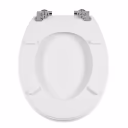 Diaqua 31171701 Coperchio rigido da WC MDF, Metallo, Plastica Multicolore - Vista aggiuntiva 3
