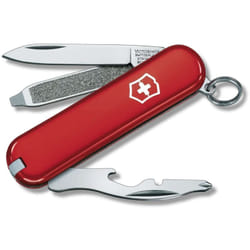 Victorinox - Coltellino tascabile piccolo, 9 funzioni, rosso 0.6163