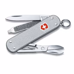 Victorinox Taschenmesser Classic Alox, Nagelfeile, Schraubendreher, Ring, Klinge, Schere,, Coltello a serramanico, Coltello m ...